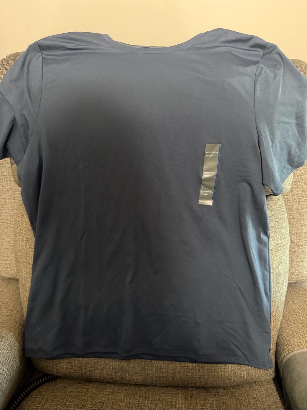all in motion Men's Short Sleeve Crew T-Shirt in Navy